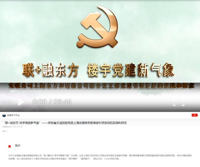 “聯+融東方 樓宇黨建新氣象”——安徽省交通控股集團上?；鶎狱h支部黨建引領發展的實踐和探索.png